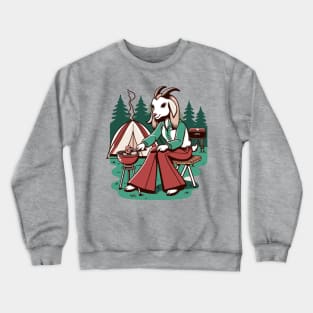 Goat make BBQ Crewneck Sweatshirt